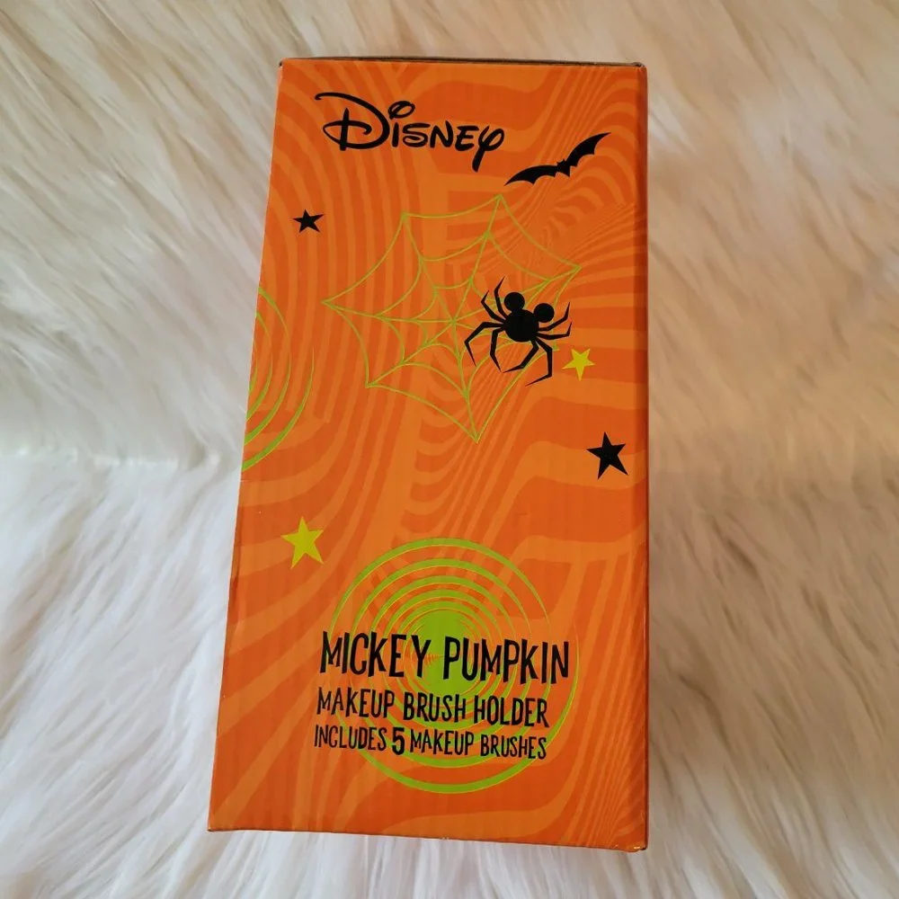 Disney Mickey Mouse Jack-O’Lantern Makeup Brush Set & Holder